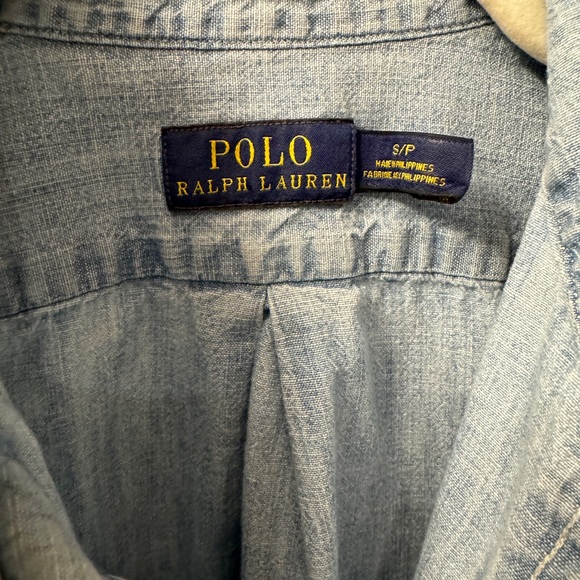 HP! 🎉💕 Polo Ralph Lauren Chambray Shirt - Picture 5 of 5